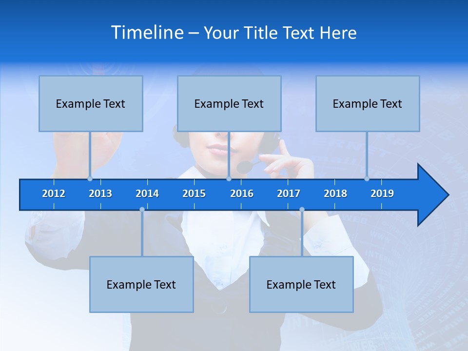 Room Corporate Table PowerPoint Template