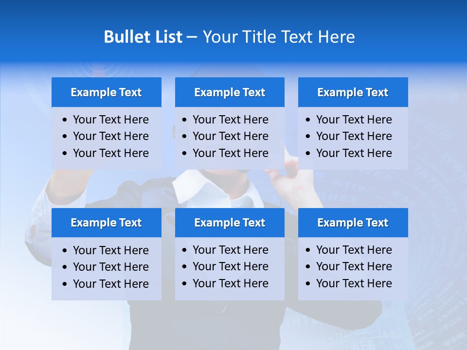 Room Corporate Table PowerPoint Template