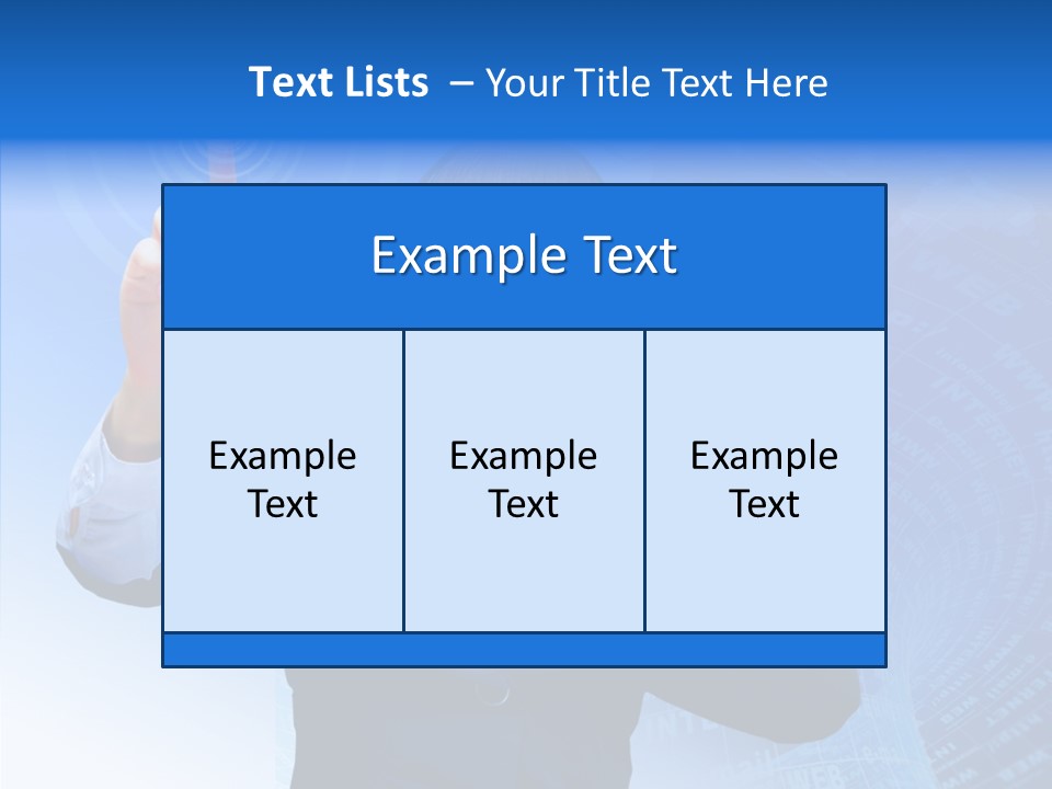 Room Corporate Table PowerPoint Template