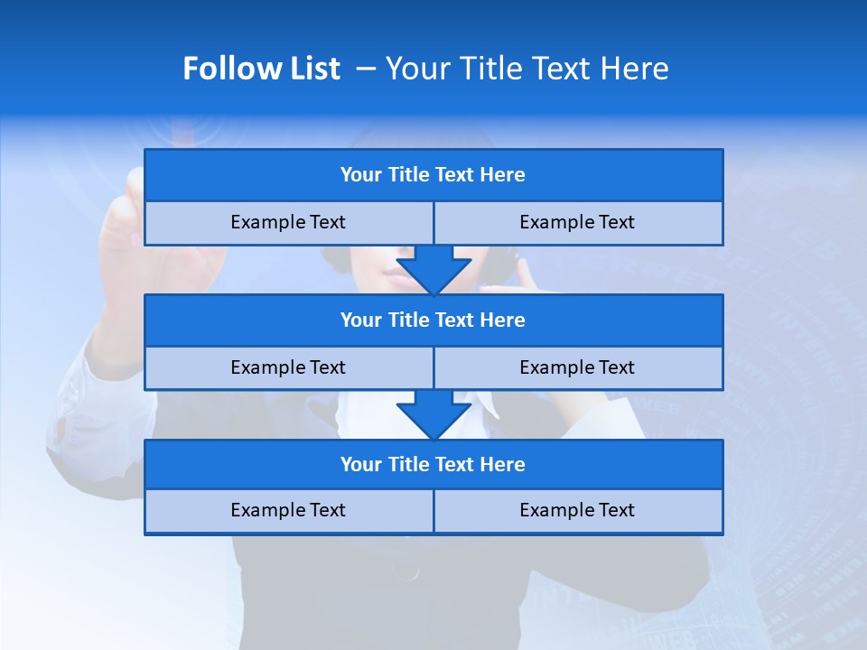 Room Corporate Table PowerPoint Template