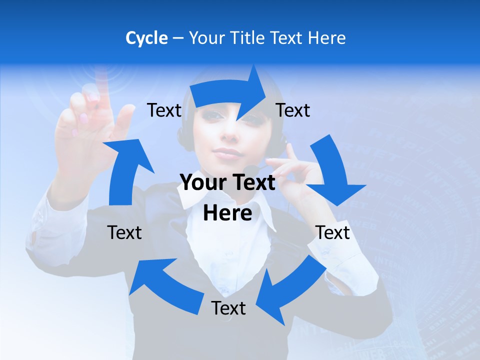 Room Corporate Table PowerPoint Template