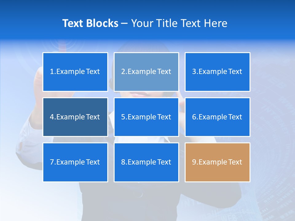 Room Corporate Table PowerPoint Template