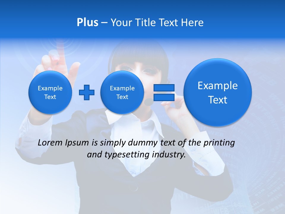 Room Corporate Table PowerPoint Template