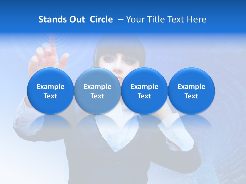 Room Corporate Table PowerPoint Template