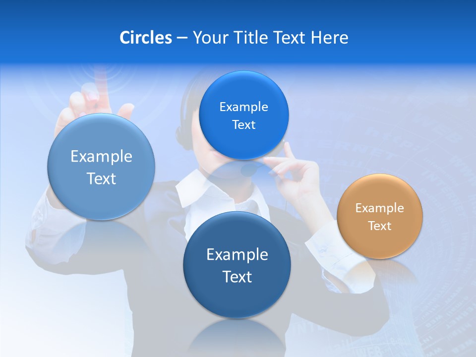 Room Corporate Table PowerPoint Template