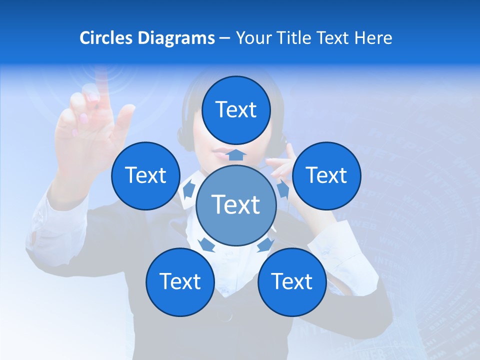 Room Corporate Table PowerPoint Template