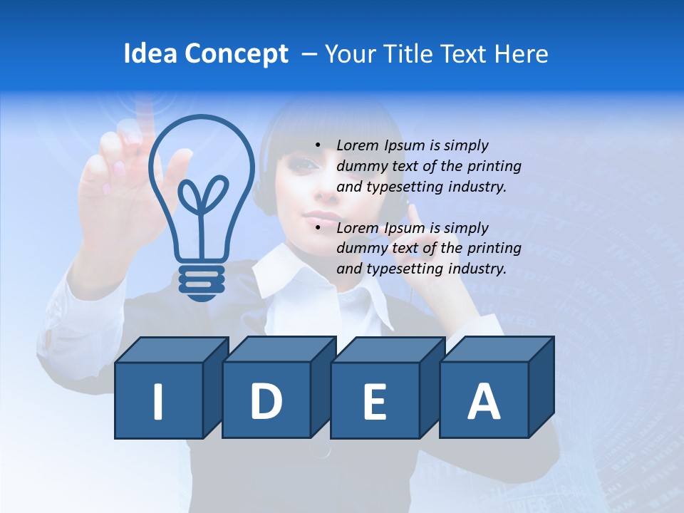 Room Corporate Table PowerPoint Template