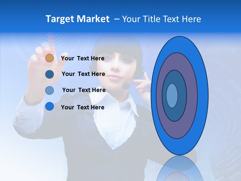 Room Corporate Table PowerPoint Template