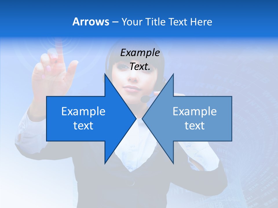 Room Corporate Table PowerPoint Template