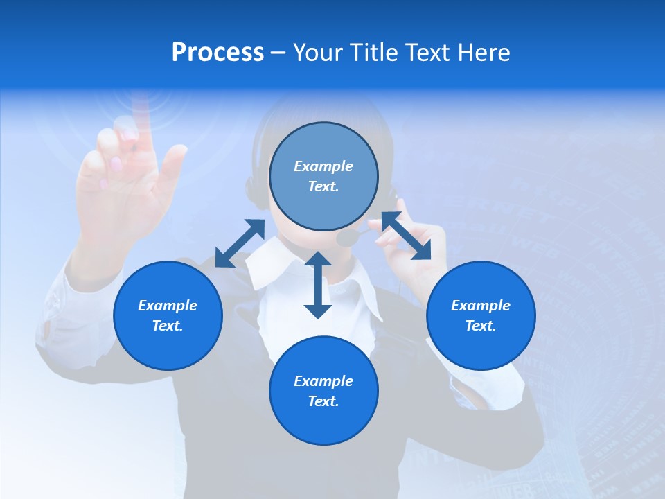 Room Corporate Table PowerPoint Template