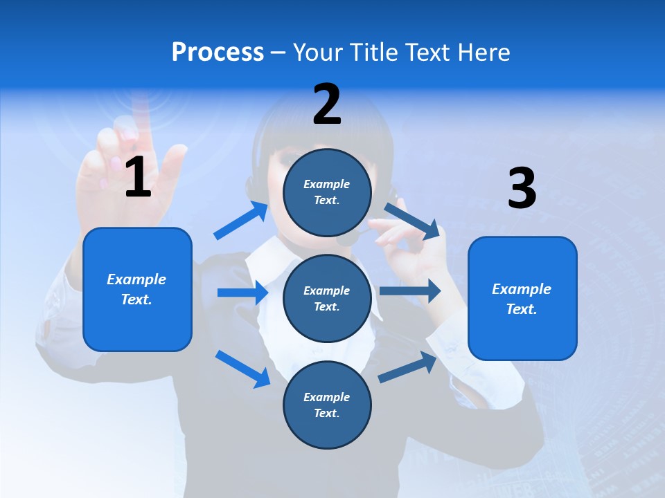 Room Corporate Table PowerPoint Template