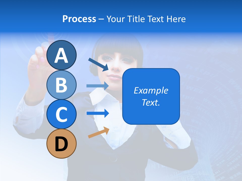 Room Corporate Table PowerPoint Template