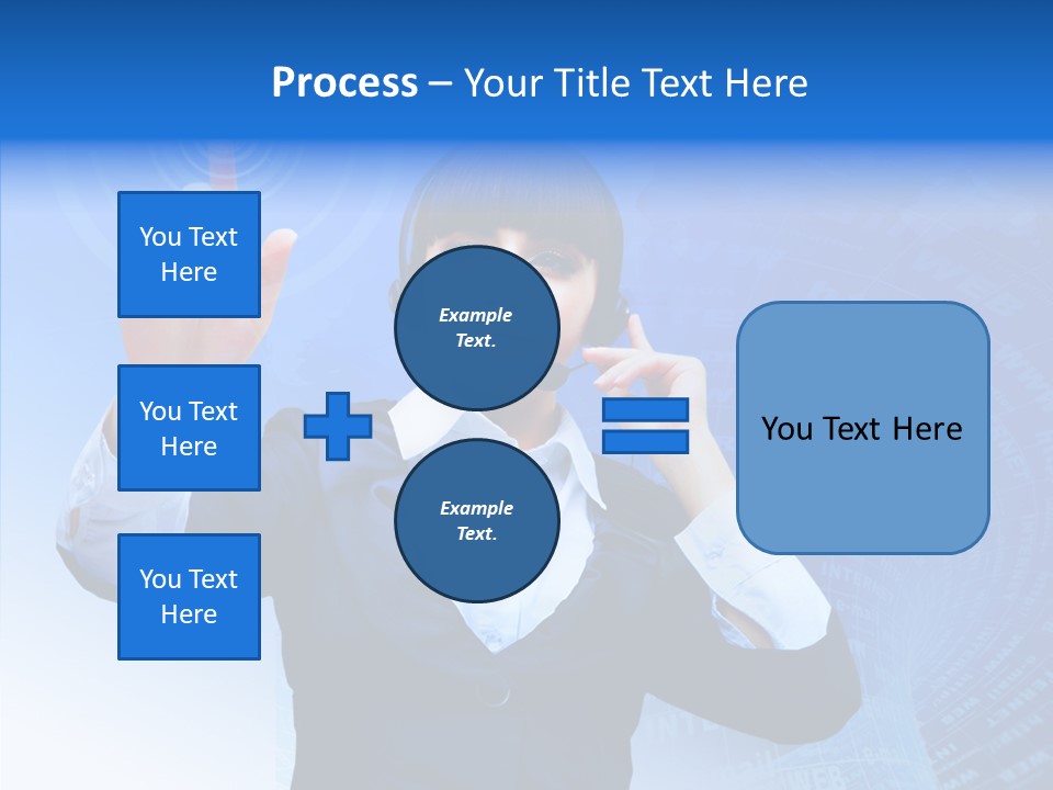 Room Corporate Table PowerPoint Template