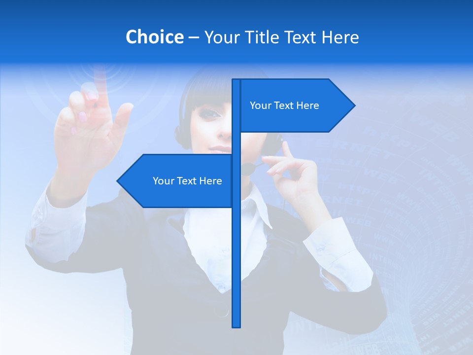 Room Corporate Table PowerPoint Template