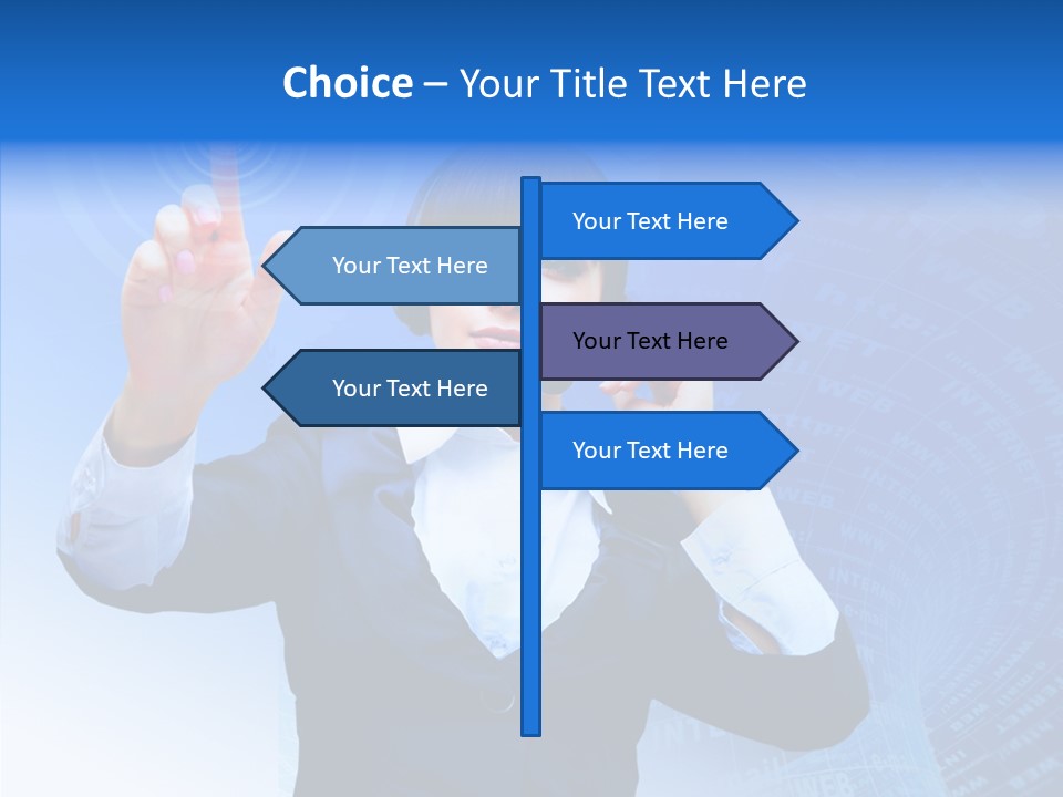 Room Corporate Table PowerPoint Template