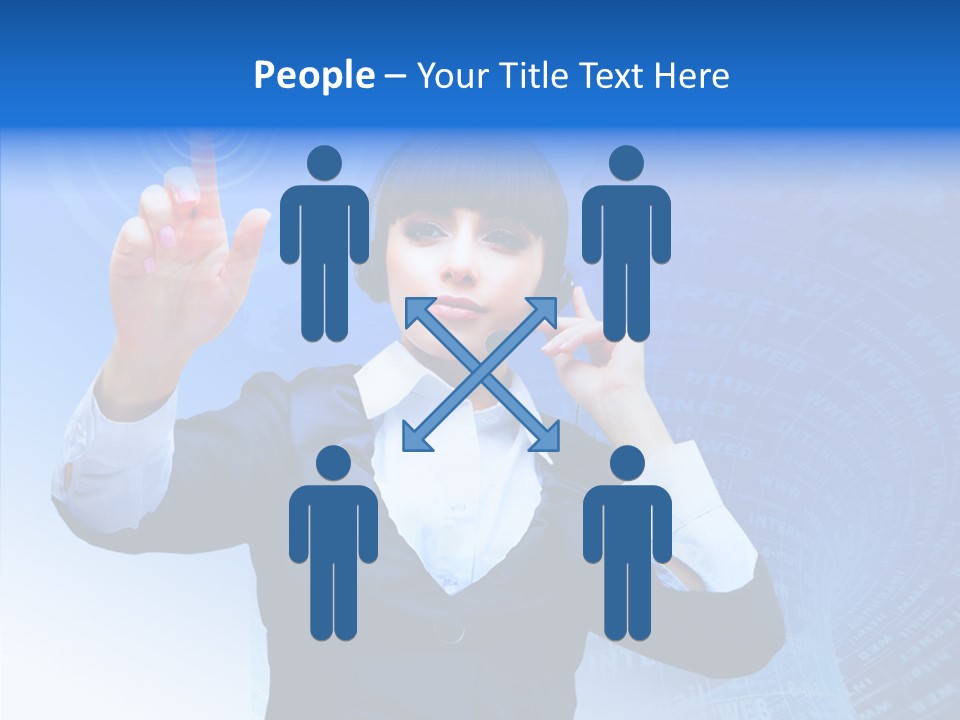 Room Corporate Table PowerPoint Template