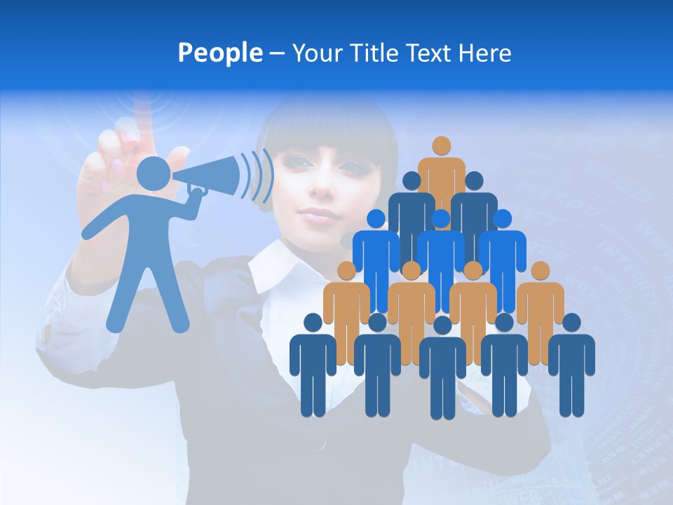 Room Corporate Table PowerPoint Template