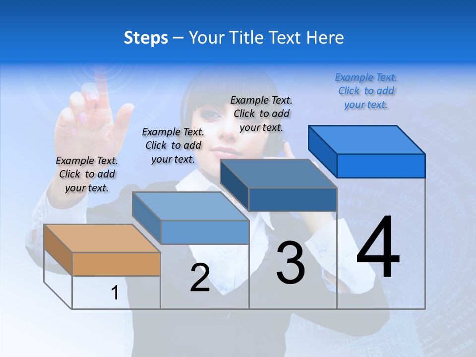 Room Corporate Table PowerPoint Template