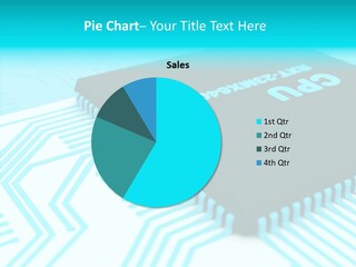 Cpu Close Up Board PowerPoint Template