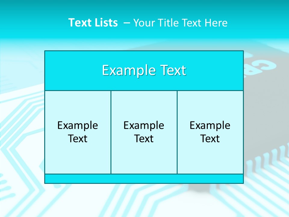 Cpu Close Up Board PowerPoint Template