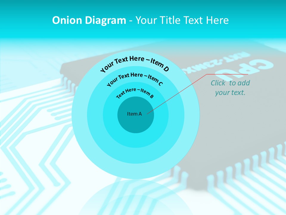 Cpu Close Up Board PowerPoint Template
