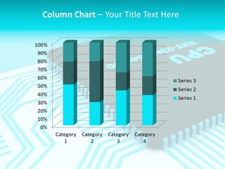 Cpu Close Up Board PowerPoint Template