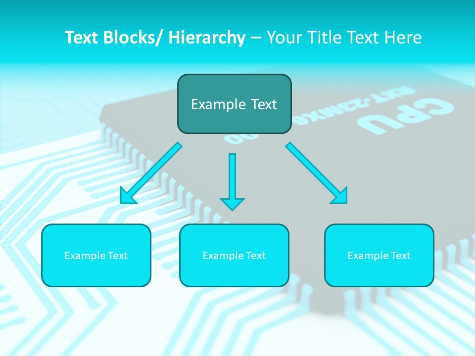 Cpu Close Up Board PowerPoint Template