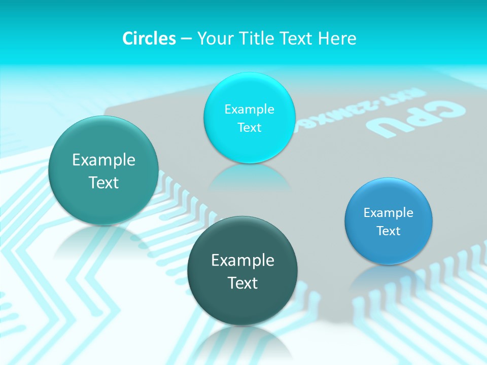 Cpu Close Up Board PowerPoint Template