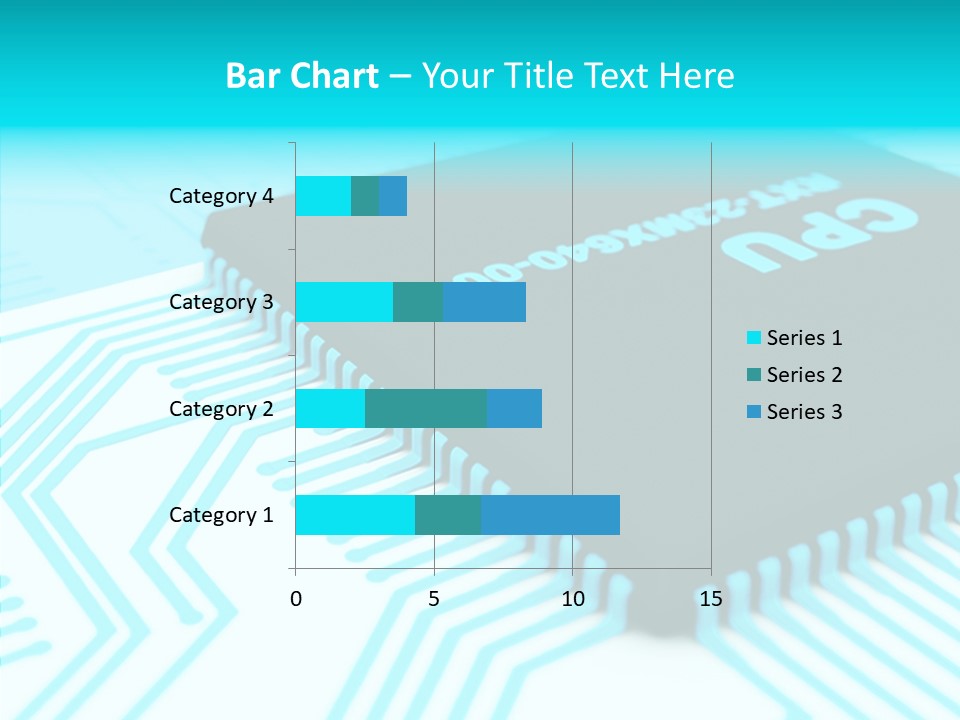 Cpu Close Up Board PowerPoint Template