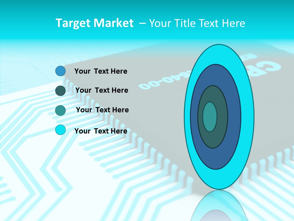 Cpu Close Up Board PowerPoint Template