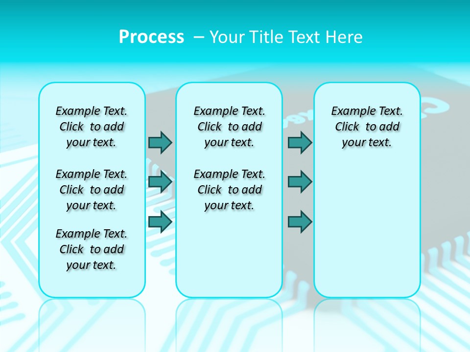Cpu Close Up Board PowerPoint Template