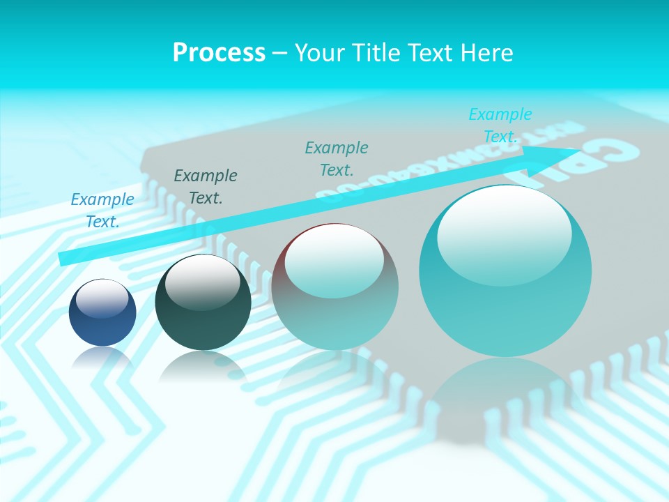 Cpu Close Up Board PowerPoint Template