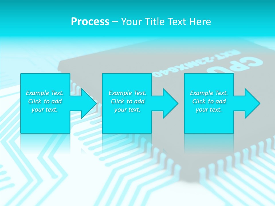 Cpu Close Up Board PowerPoint Template