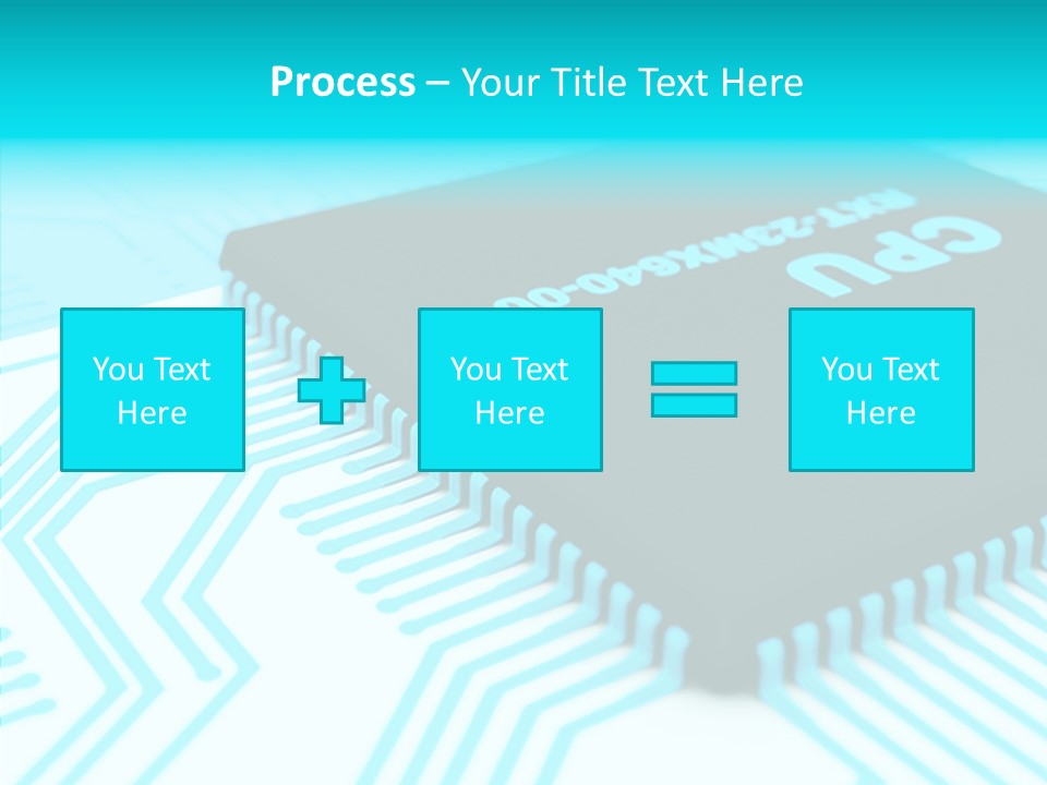 Cpu Close Up Board PowerPoint Template