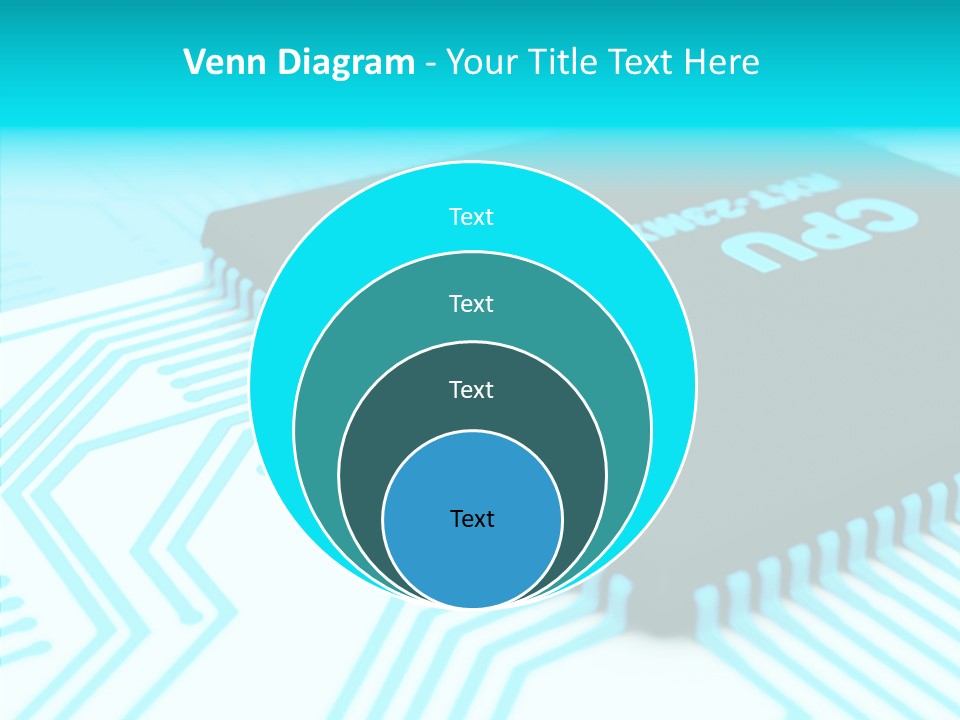 Cpu Close Up Board PowerPoint Template