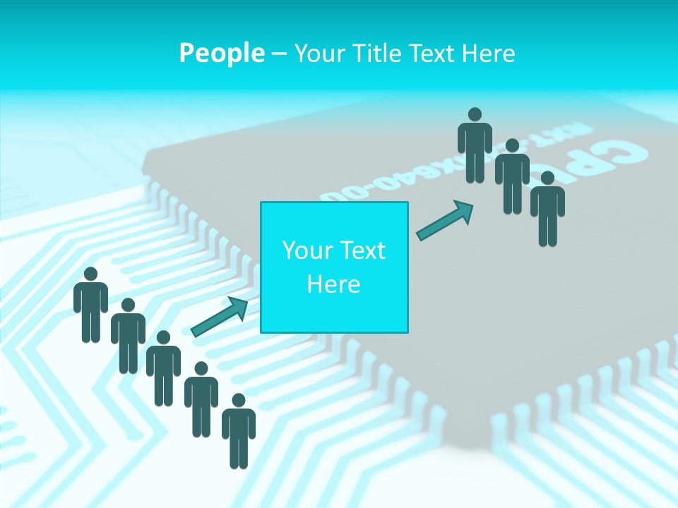 Cpu Close Up Board PowerPoint Template