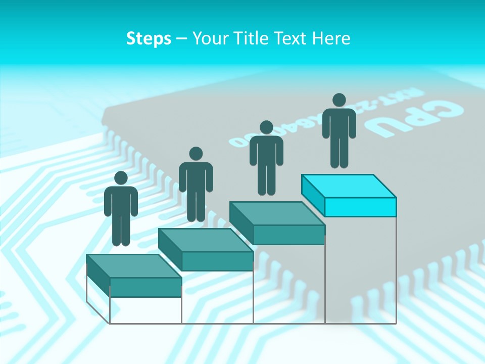 Cpu Close Up Board PowerPoint Template