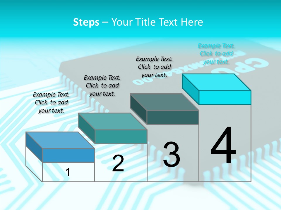 Cpu Close Up Board PowerPoint Template