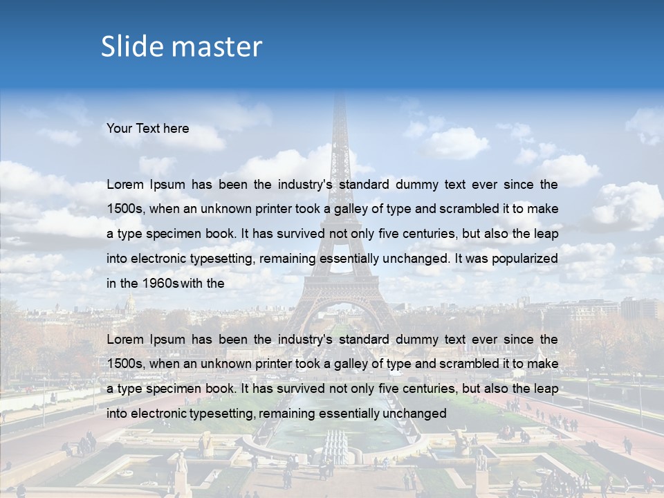 Monument Icon Beautiful PowerPoint Template