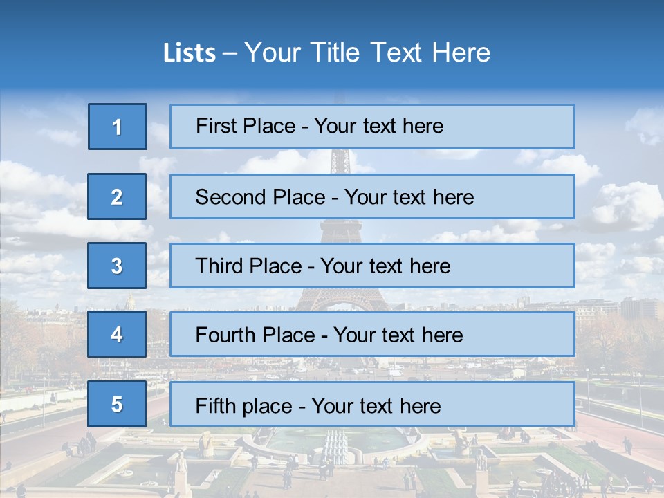 Monument Icon Beautiful PowerPoint Template