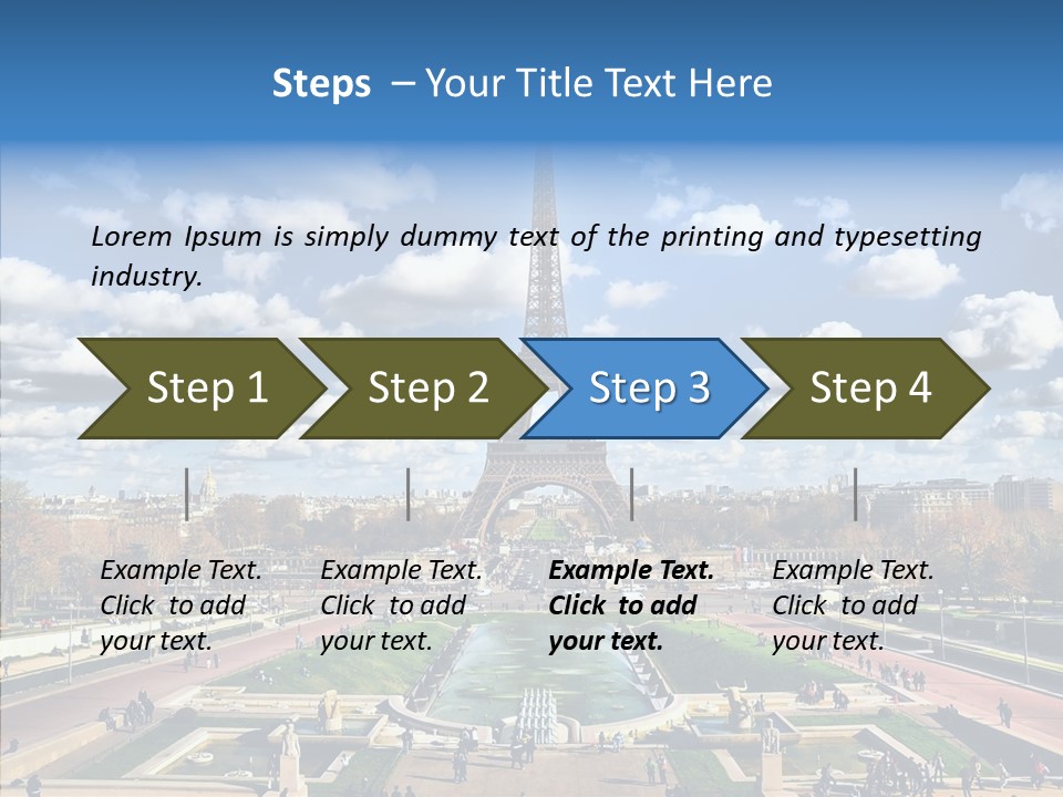 Monument Icon Beautiful PowerPoint Template