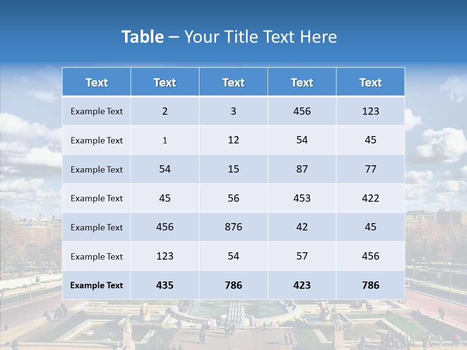 Monument Icon Beautiful PowerPoint Template