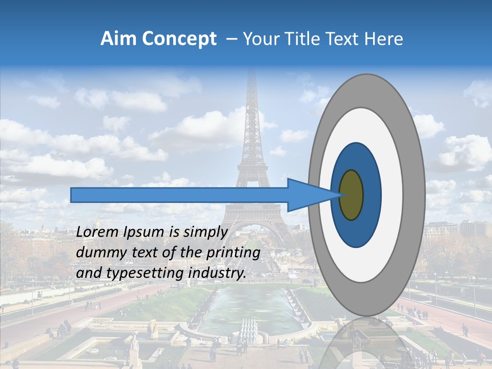 Monument Icon Beautiful PowerPoint Template