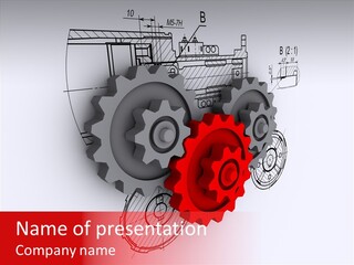 Industry Machinery Concept PowerPoint Template