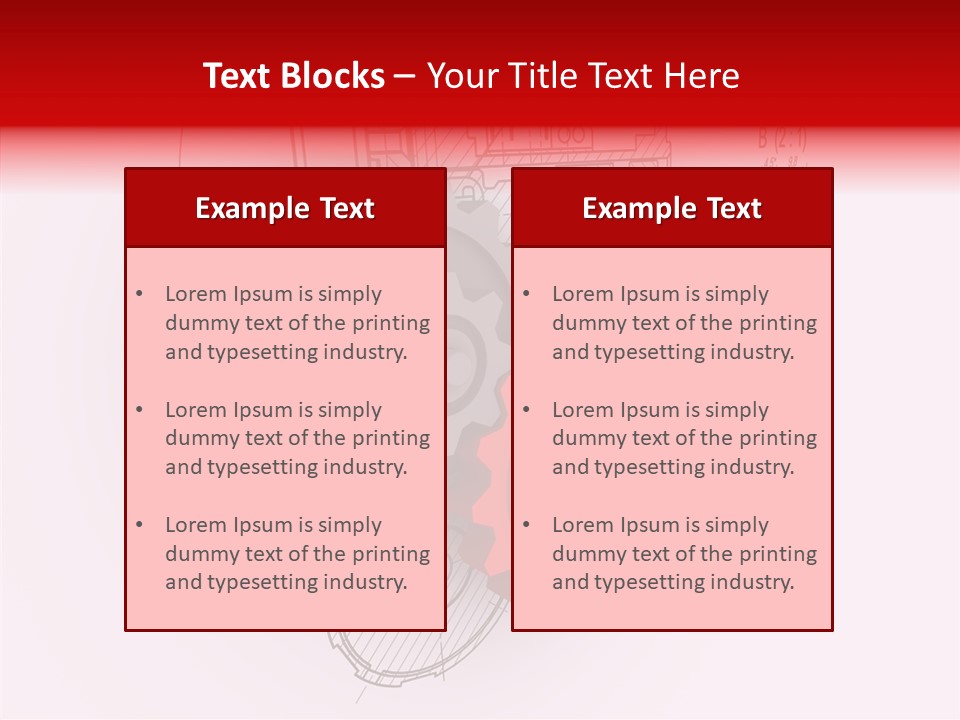 Industry Machinery Concept PowerPoint Template