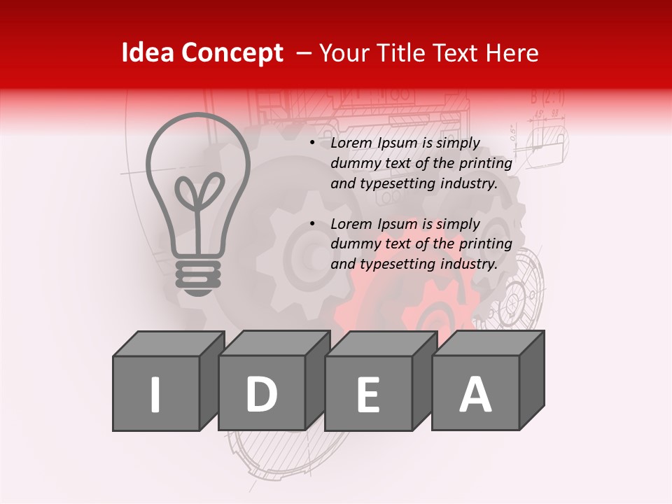 Industry Machinery Concept PowerPoint Template