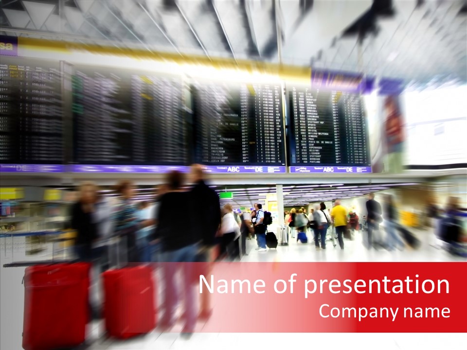 Blur Interior Travel PowerPoint Template