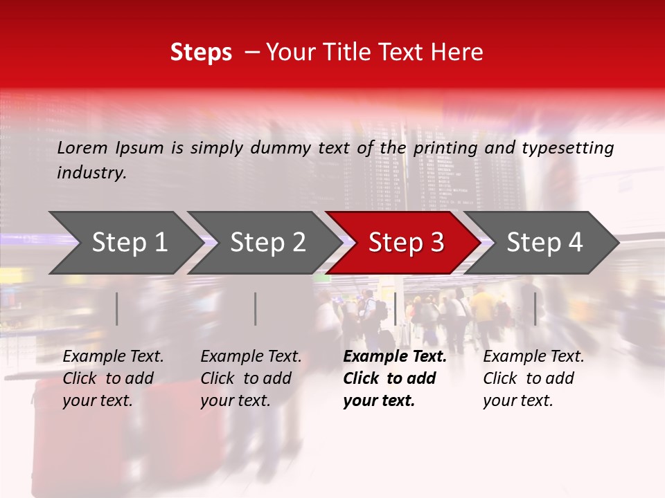 Blur Interior Travel PowerPoint Template