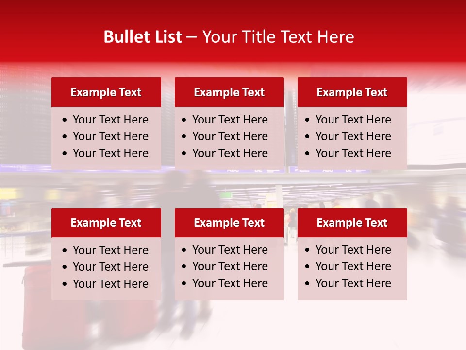 Blur Interior Travel PowerPoint Template