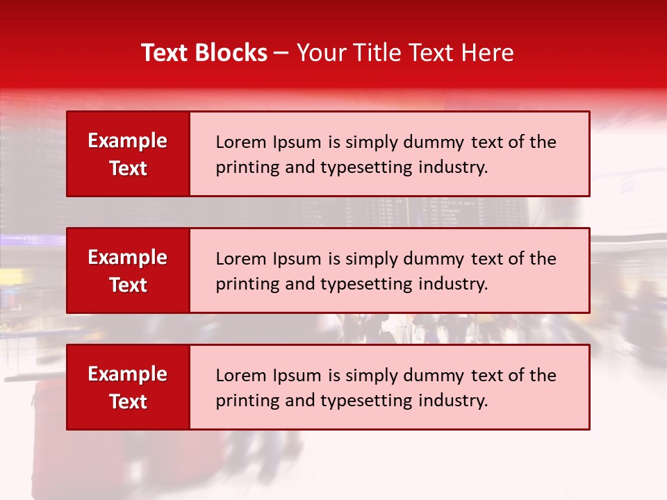 Blur Interior Travel PowerPoint Template